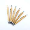 Buy cheap 2 in 1 Colorful Bamboo Wood Ballpoint Pen Touch Screen Promotional Ball Pen from wholesalers