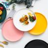 Buy cheap Round Plain 6 Inch To 10 Inch White Porcelain Dinner Plates Colored Eclectic from wholesalers