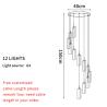Buy cheap LED Pendant Light Staircase Crystal Chandelier Hanging Lamp Spirl hanging minimalist light(WH-NC-59) from wholesalers