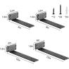 Buy cheap Powder Coated L Shape Shelf Bracket Hidden Steel Brackets for Shelves 0.2Inch Thick from wholesalers