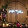Buy cheap Flexible LED Illuminated Logo Better Together Oh Baby Acrylic Wedding Decoration Custom Neon Signs from wholesalers