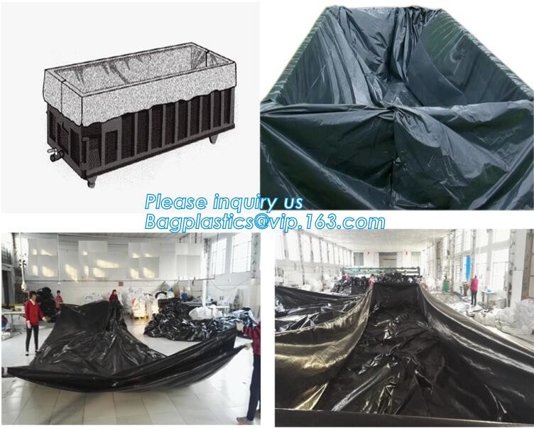 6Mil Open Top 20 Yard Roll Off Container Liners,Heavy Duty Open Top 12 Mil Roll Off Container Liners, BAGPLASTICS, PACK