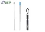 3.93 Inches Collapsible Stainless Steel Straw , Colored Stainless Steel Straws