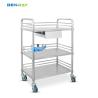 Buy cheap 3 Layer Hospital Stainless Steel Medical Instrument Trolley from wholesalers