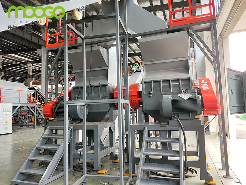PET Water Bottle Washing Line Crusher Shredder Recycling Machine