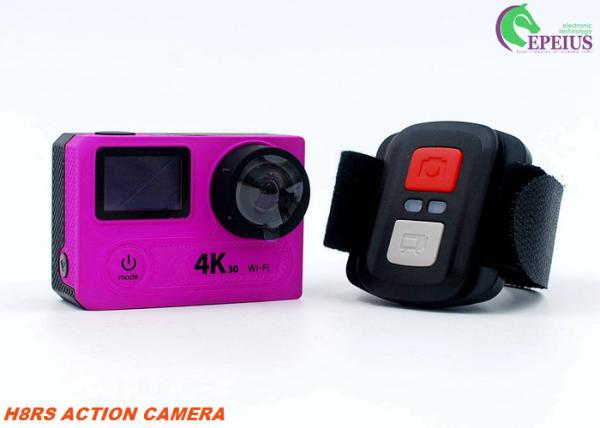 Buy cheap 30FPS 4K Ultra HD Action Sports Camera 2.4G Remote With VR 180 Degree Video Recording from wholesalers