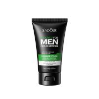 Buy cheap 100ml Mens Skincare Products Bamboo Charcoal Deep Clean Foaming Cleanser Gentle product