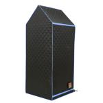 Black Portable Full Body Sauna Tent 1 Person Spa Sauna Room