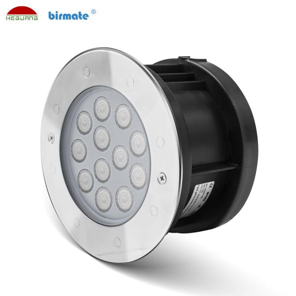 Buy cheap Small Pool Underwater LED Spotlights Dmx512 Muti Color SS316L 18W Excessed Install from wholesalers