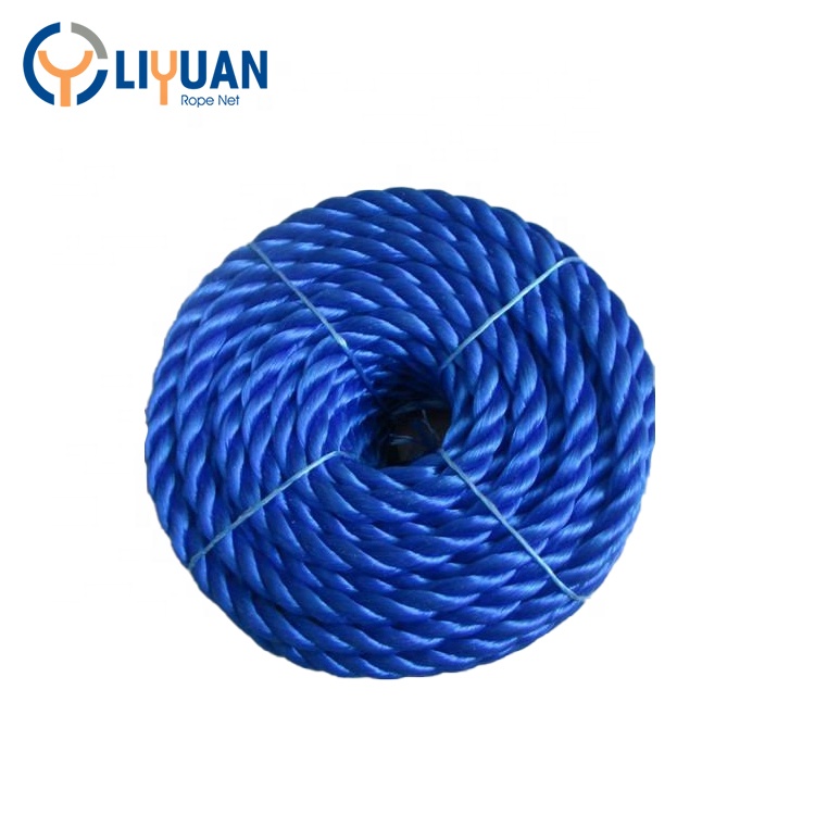 Yellow PP 3mm 4mm 5mm 6mm 8mm Twist Rope Bundling Rope Customized 200m/220m YLY-C029