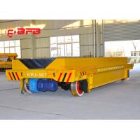 Buy cheap Heavy Duty Material Transfer Carts , Motorized Material Handling Equipment Trailer / Warehouses Railway Bogie product