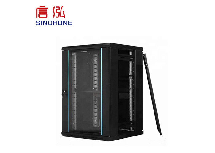Reliability Fiber Optic Cabinet Welded Steel Frame For Wide Area Network