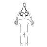 Buy cheap outdoor crane sports fitness equipment galvanized steel chest trainer from wholesalers