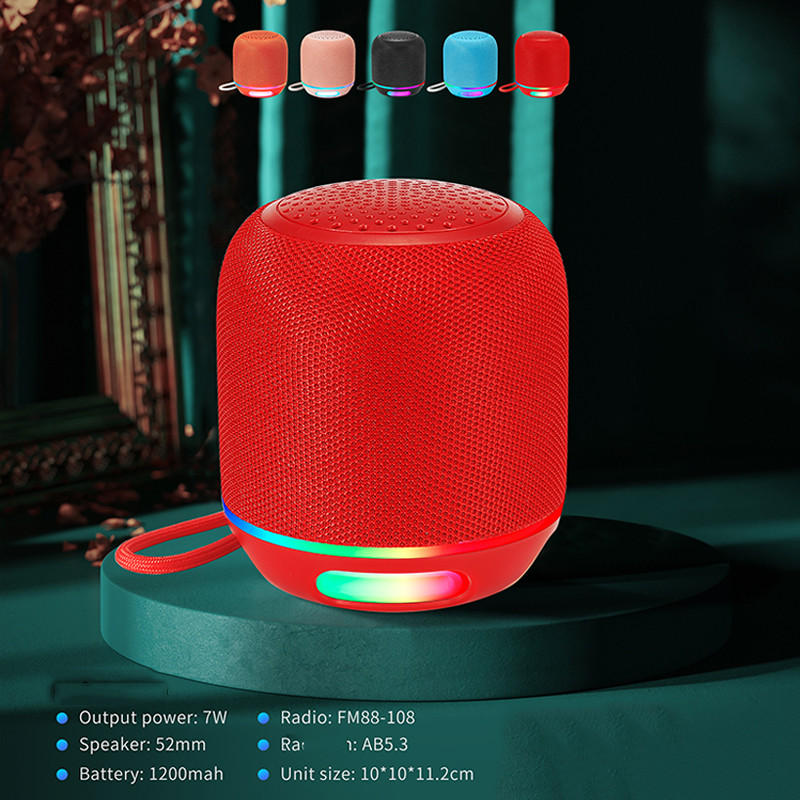 ABS FM Radio Portable Speaker 500mah Battery Stereo Bluetooth Speaker