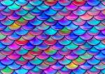Rainbow Mermaid Swim Tails For Toddlers Ruffles Princess Designed Bikini Top