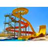 Buy cheap Fiberglass Boomerango Water Slide Commercial Water Park Equipment UV Resistant from wholesalers