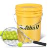 Buy cheap Colorful Custom Logo Plastic 5 Gallon Baseball Softball Bucket for Softball Training from wholesalers