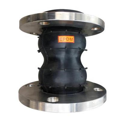 Buy cheap Twin Sphere Rubber Double Ball Rubber Joint Dn65 Water Pipe Coupling Carbon Steel Din Galvanized Flange Compensator from wholesalers