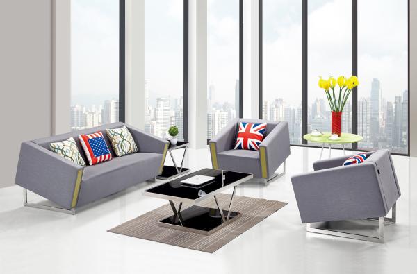 Buy cheap Wooden Frame 3 Pieces Modern Commercial Sofa from wholesalers