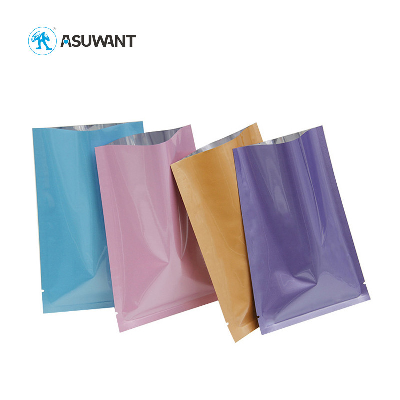Smell Proof Aluminum Foil Zipper Bag Small Three Side Seal Bags