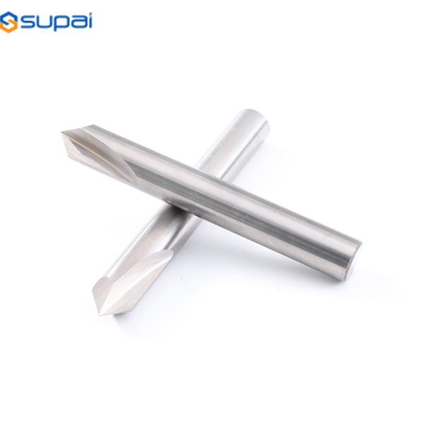 Buy cheap 2/3/4 Flute Carbide Spot Chamfer End Mill For Aluminum Steel 30/45/60/90/120 Degree Coated from wholesalers