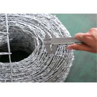Buy cheap Agriculture 2.5mm Galvanized Barbed Wire product