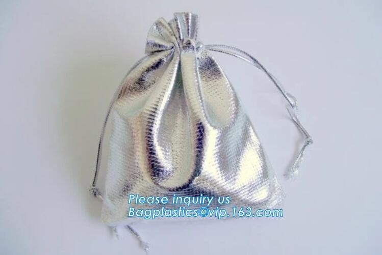 Custom PU Leather Drawstring Bags Leather Pouches with LOGO,Waterproof PU Leather Drawstring Bag, Bagease, Bagplastics