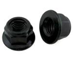 Buy cheap Carbon Steel Heavy Hex Nuts Metal Flange Lock Nut Zinc Plate Black Color from wholesalers