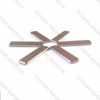 Buy cheap Long Ndfeb Permanent Magnet , N33SH Rare Earth Magnets With 3M Adhesive Tape product