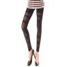 Buy cheap Women's Ripped Leggings Silk Stockings Stoctings With Ribbon Black Stockings from wholesalers