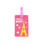 New design popular colorful customize logo travel pvc rubber silicone wholesale