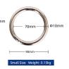 Buy cheap 90mm Diameter High Durability Metal Bull Nose Ring 10mm Coarseness and Reliability from wholesalers