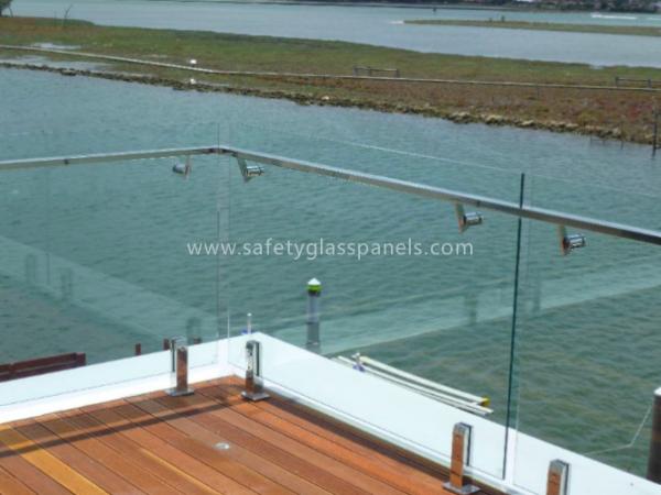 Buy cheap Custom Colored Balustrade Glass Balcony Railing 6mm 8mm 10mm 12mm from wholesalers