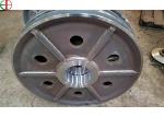 D505x63mm 45 Carbon Steel Custom Open Die Forging Sheave Cast Steel Rope Sheave