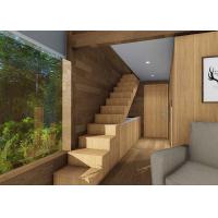 Buy cheap Taupe Ash Wood 70 Years Prefab House With Rainproof Movable Modular Homes product