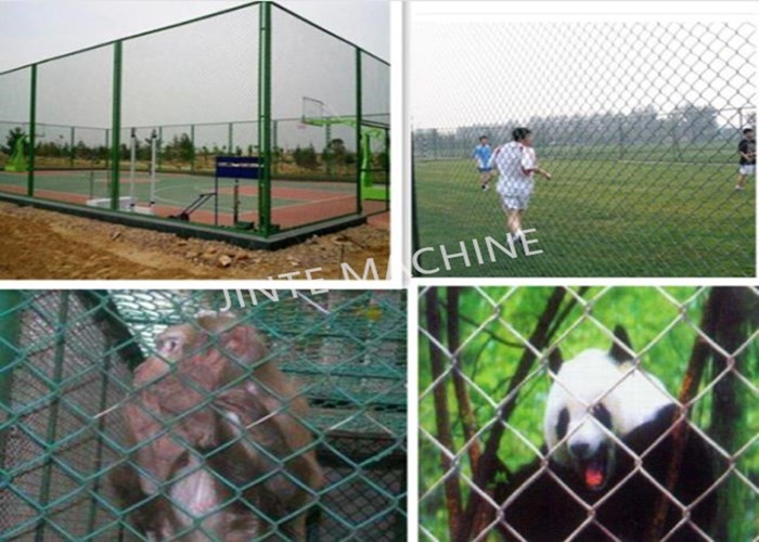 Weaved Nets 1.8mm 3.8kw Fully Automatic Chain Link Fence Machine