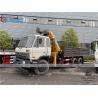 Buy cheap Dongfeng 6x4 Cargo Truck Mounted Folding Boom Crane 12tons from wholesalers