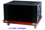 High SPL Plywood loudspeaker 2 x 18" Horn Loaded 4ohm 1600W Subwoofer For Living