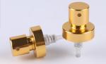 Gold Perfume Atomiser Pump , 18MM Aluminum Mist Sprayer For Perfume Bottles