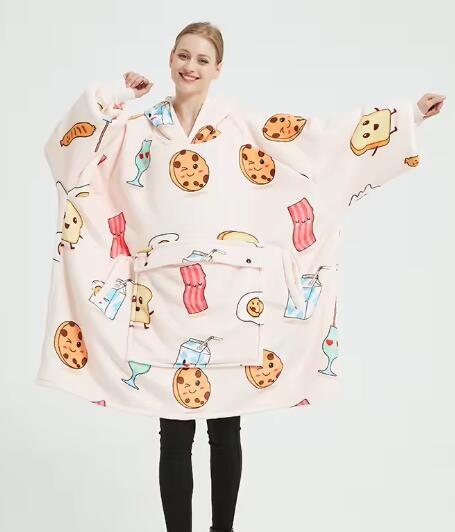 Buy cheap One Size Anti Pilling Oversized Hooded Blankets For Adult Kids from wholesalers