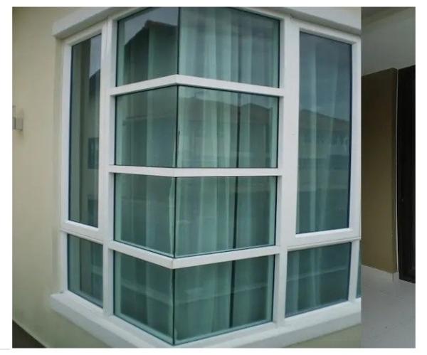 Buy cheap Customizable Aluminum Fixed Window Big Picture Triple Glazed Glass Windows from wholesalers