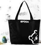 recycle shopping promotional logo printed standard size canvas tote bag,standard