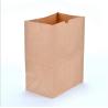 Buy cheap Disposable paper bag Kraft paper bags for bread hamburger packing bag from wholesalers