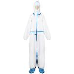 White Disposable Medical Clothing , Disposable Medical Protective Coverall