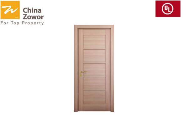 Buy cheap BS Standard Painting Finish 90mins Fire Resistant Wooden Doors with Oak Wood Veneer from wholesalers