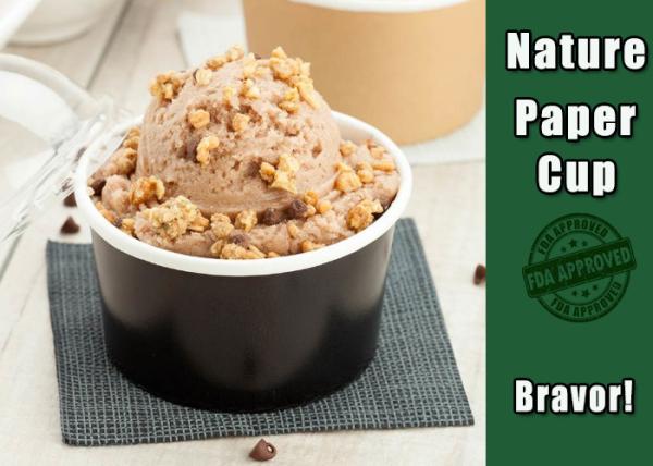 Buy cheap PE Coated Paper Ice Cream Cups 3 - 32 Oz Food Safe With Flexo Printing from wholesalers
