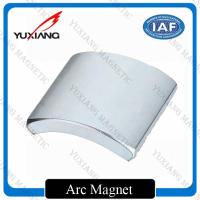 Buy cheap Rare Earth N38 Neodymium Arc Magnets Sintererd NdFeB Durable For Motor product