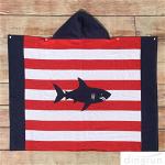 Children Hooded Towel 100% Natural Cotton Beach Poncho Towels Swim Bath Towels