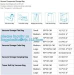 zipper clean vacuum sealed bag, zipper reusable vacuum cleaner bag, zipper cloth