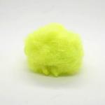 9d X 64mm Triangle Polyester Staple Fibre Shiny Green For Tennis Ball Cloth